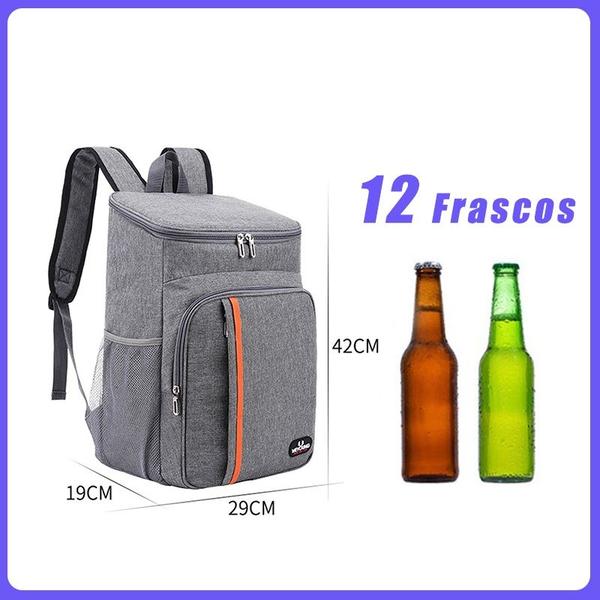 Imagem de Mochila Térmica Cooler De Grande Capacidade 18L Impermeável Portátil Para Piquenique Cerveja Frio Ar Livre