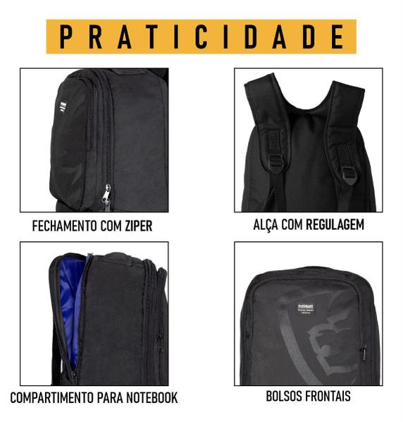 Imagem de Mochila Térmica Fitness Mala Treino Academia Viagem Passeio Lancheira Marmita Garrafa Esportiva