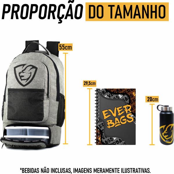 Imagem de Mochila Térmica Fitness Mala Viagem Academia Marmita Dieta Treino Porta Notebook Tablet  Esportivo