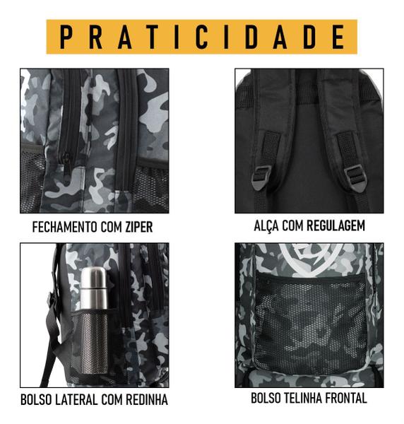 Imagem de Mochila Térmica Fitness Mala Viagem Academia Marmita Escolar Trabalho Notebook Tablet Esportivo