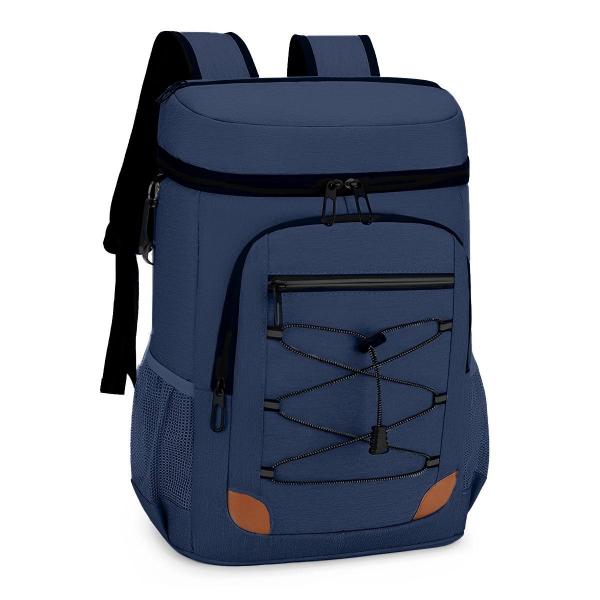 Imagem de Mochila Térmica Grande 30l Impermeavel Resistente Cooler Bolsa Isolamento Marmita Viagem Lancheira Acampamento Freezer 50 Latinhas