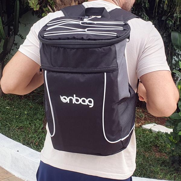 Imagem de Mochila Térmica Grande Cerveja Cooler Bag Freezer Marmita com Solda PVC Premium Anti Vazamento