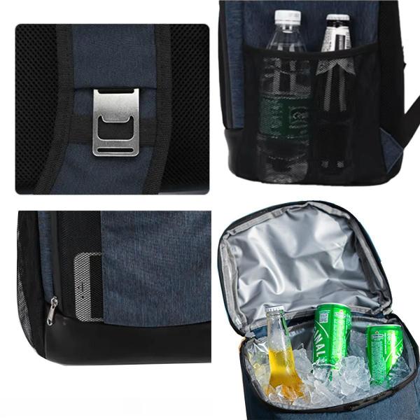 Imagem de Mochila Térmica Termowave 25L Bolsa Cooler Bebidas - Branca