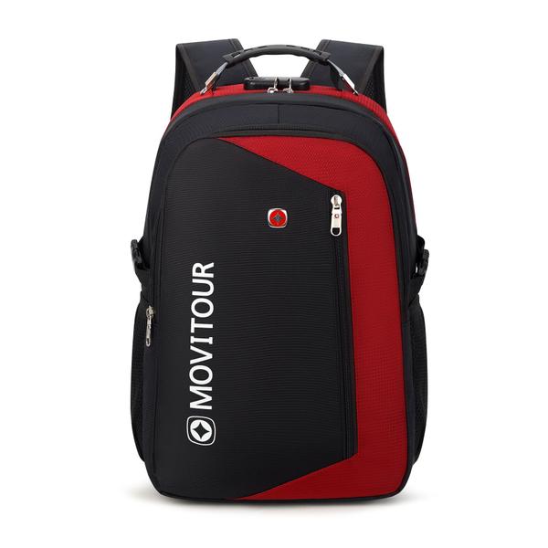 Imagem de Mochila Unissex Notebook com Cadeado, Entrada para USB/ Fone de ouvido e capa de Chuva - Movitour EcoFresh