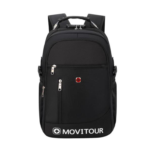 Imagem de Mochila Unissex Notebook com Cadeado, Entrada para USB/ Fone de ouvido e capa de Chuva - Movitour Roamer