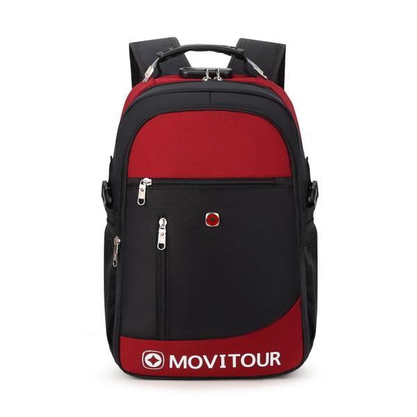 Imagem de Mochila Unissex Notebook com Cadeado, Entrada para USB/ Fone de ouvido e capa de Chuva - Movitour Roamer