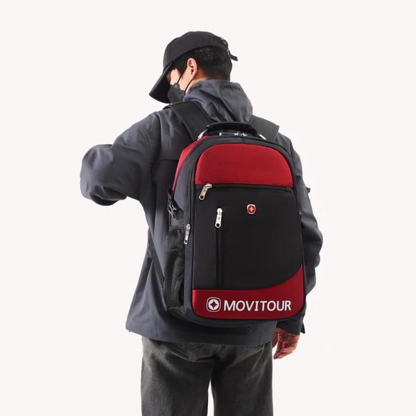 Imagem de Mochila Unissex Notebook com Cadeado, Entrada para USB/ Fone de ouvido e capa de Chuva - Movitour Roamer