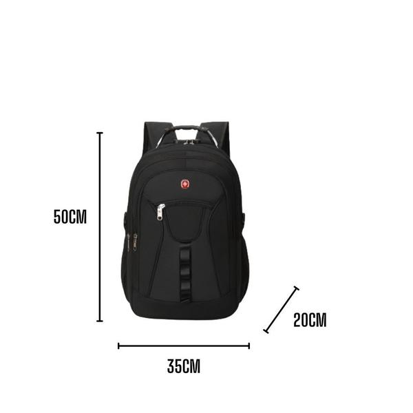 Imagem de Mochila Unissex Notebook com Cadeado, Entrada para USB/ Fone de ouvido e capa de Chuva - Movitour Urbanite