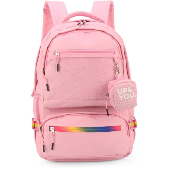 Imagem de Mochila UP4YOU GRL Power para Notebook Grande - Rosa