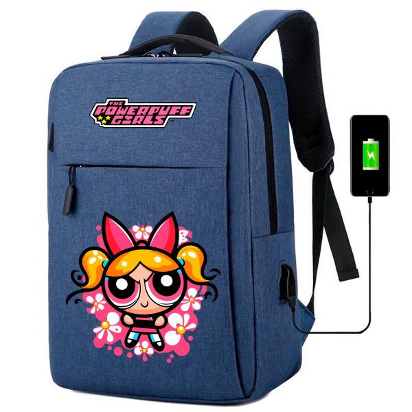 Imagem de Mochila USB Escolar Estampa Infantil Meninas Super Poderosas Notebooks, Trabalho Escola (Interface USB)