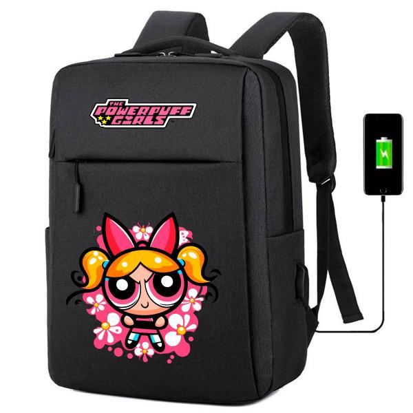 Imagem de Mochila USB Escolar Estampa Infantil Meninas Super Poderosas Notebooks, Trabalho Escola (Interface USB)