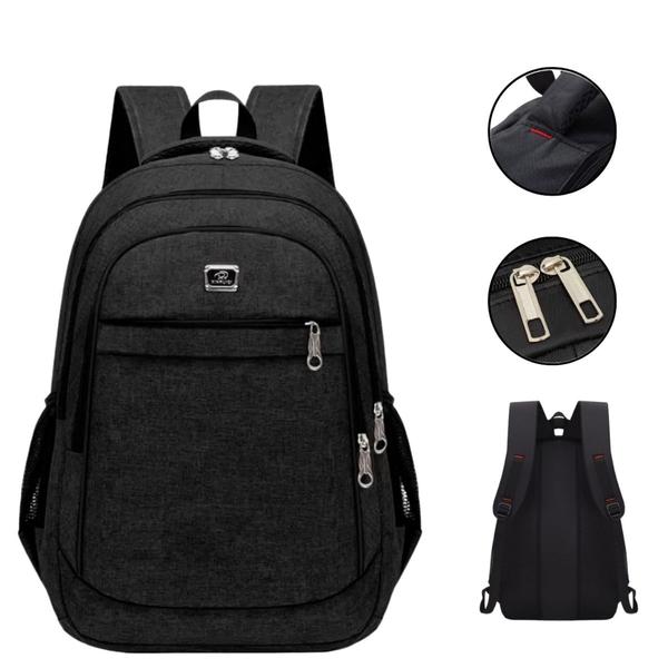 Imagem de Mochila Viagem Notebook Resistente Coreana Unissex Estilosa - Cores