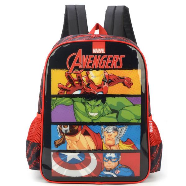 Imagem de Mochila Vingadores Infantil + Estojo Escolar Marvel Comics