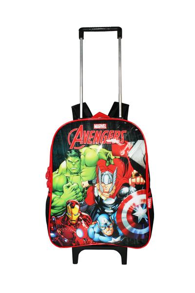 Imagem de Mochila Vingadores Infantil Rodinhas Escolar Novo Meninos 