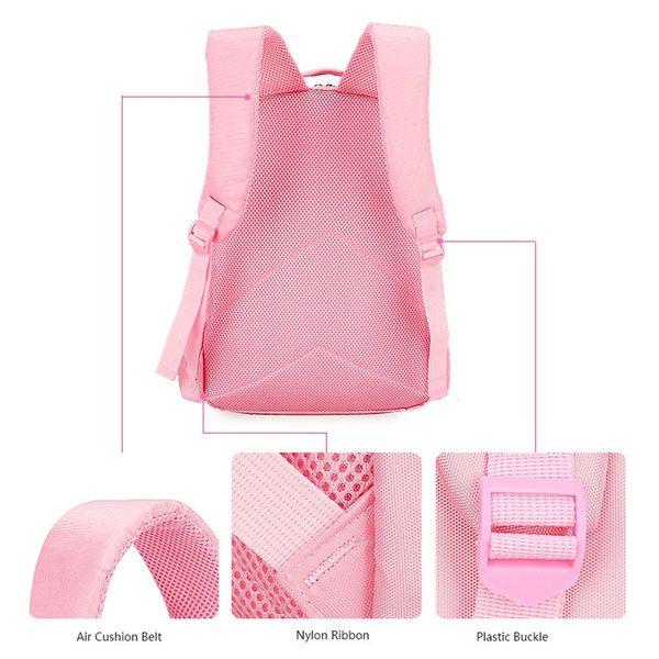 Imagem de Mochilas escolares Wokex Fashion for Girls 2020 Princess Cat Nylon