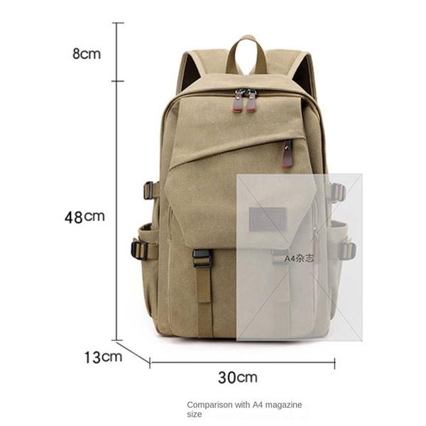 Imagem de Mochilas simples de computador masculino, moda casual de viagem