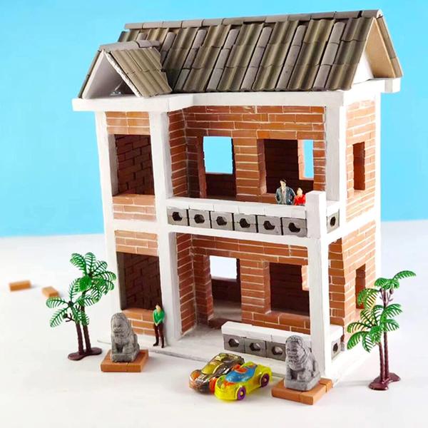Model Building Cayway Mini Red Wall & Roof Tiles 150 unidades Imagem de Model Building Cayway Mini Red Wall & Roof Tiles 150 unidades