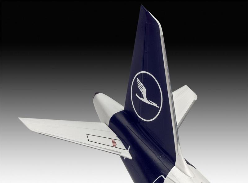 Imagem de Model Set Airbus A320neo Lufthansa New Livery - 1/144 - Revell 63942