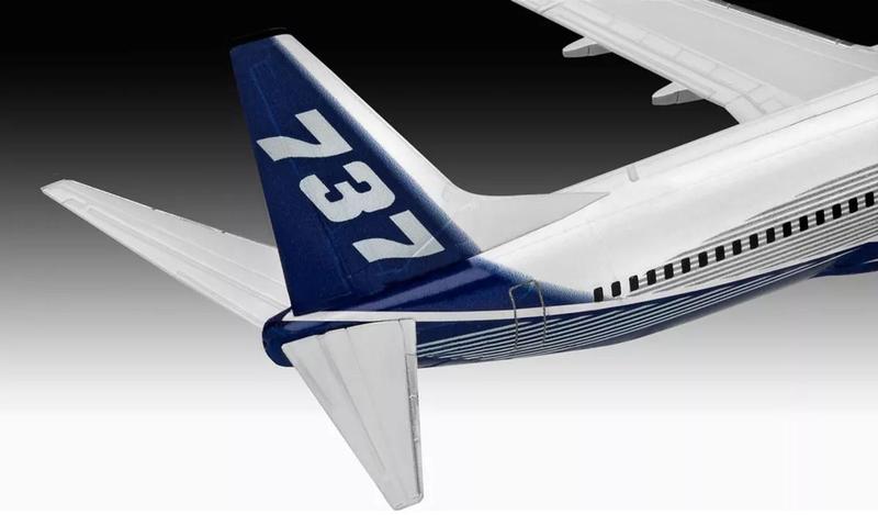 Model Set Boeing 737-800 - 1/288 - Revell 63809 Imagem de Model Set Boeing 737-800 - 1/288 - Revell 63809