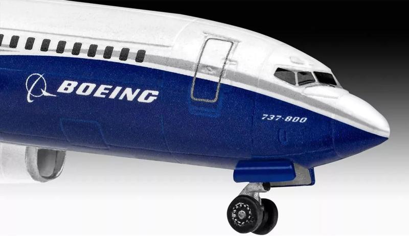 Model Set Boeing 737-800 - 1/288 - Revell 63809 Imagem de Model Set Boeing 737-800 - 1/288 - Revell 63809