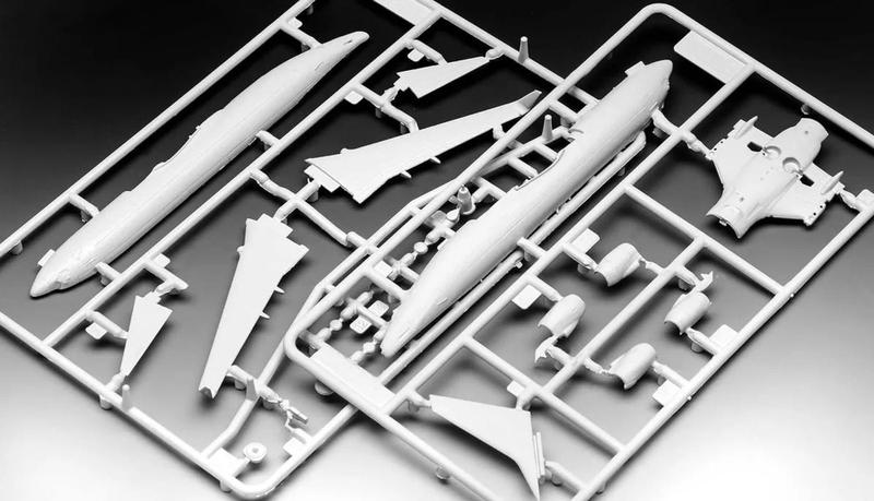 Model Set Boeing 737-800 - 1/288 - Revell 63809 Imagem de Model Set Boeing 737-800 - 1/288 - Revell 63809
