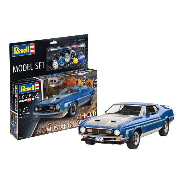 Imagem de Model Set Ford Mustang Boss 351 1971 1/25 Revell 67699