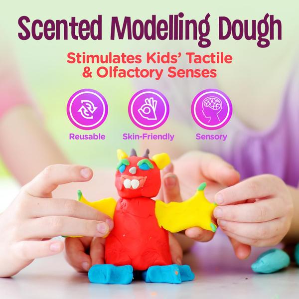 Imagem de Modelagem Play Dough Hygloss Products Scented Dazzlin' 1,36 kg