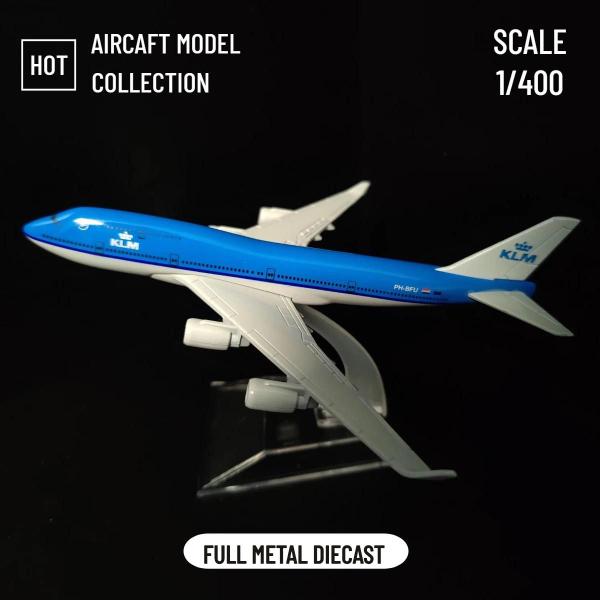 Imagem de Modelo De Aeronave De Metal Holandês KLM B747 Escala 1:400 Diecast Em Miniatura Réplica De Aviação