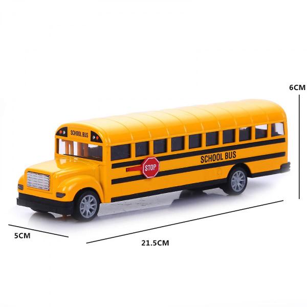 Imagem de Modelo de brinquedos de ônibus escolar para crianças, nariz longo amarelo veículo de brinquedo