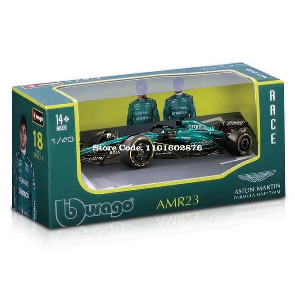 Imagem de Modelo de Carro Aston Martin Aramco F1 Team AMR23 2023 - Bburago 1:43