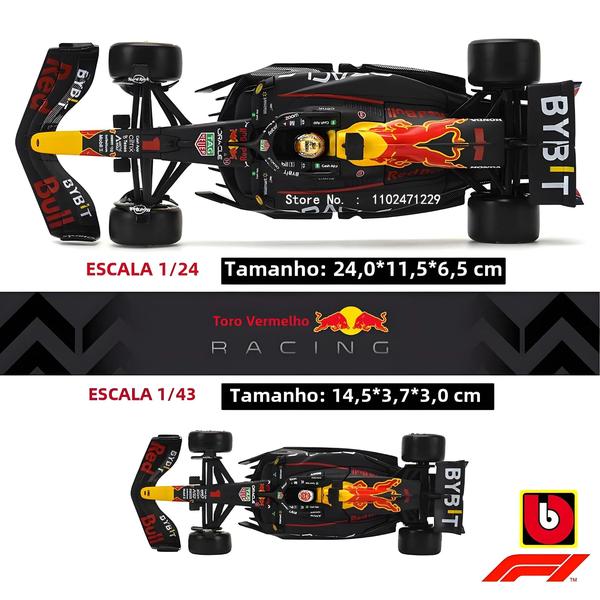 Imagem de Modelo de Carro de Fórmula 1 Bburago - Leclerc e Sainz 2023 Ferrari SF23 - Escala 1:24