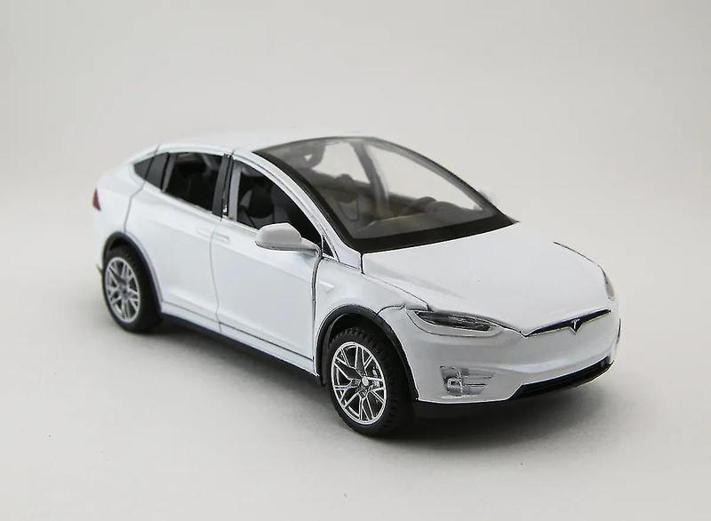 Imagem de Modelo de carro Tesla Modelo X Suv liga Simulação Brinquedo, crianças presente