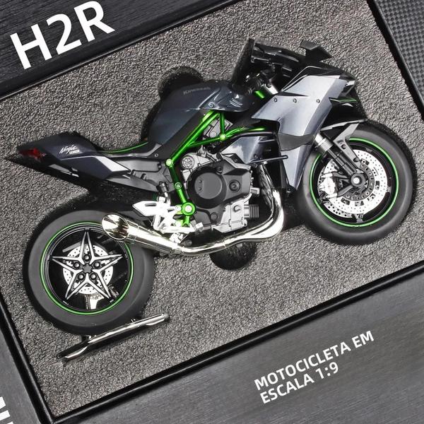 Imagem de Modelo de Motocicleta Ninja H2R 1:9 - Presente Ideal para Homens e Jovens Adultos