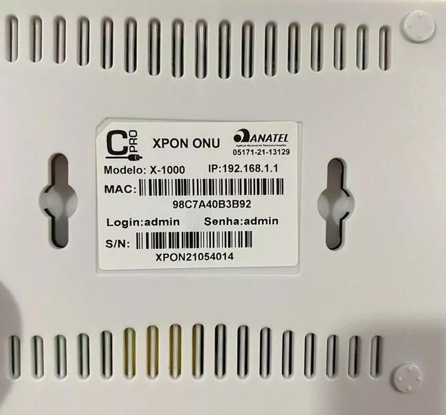 Imagem de Modem Onu Xpon X-1000 Branco Connect Pro Com