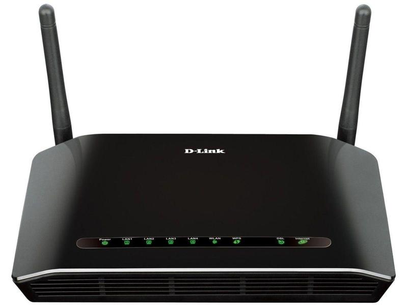 Imagem de Modem Roteador Wi-Fi D-Link DSL-2740E/BR - 300mbps 2 Antenas 4 Portas