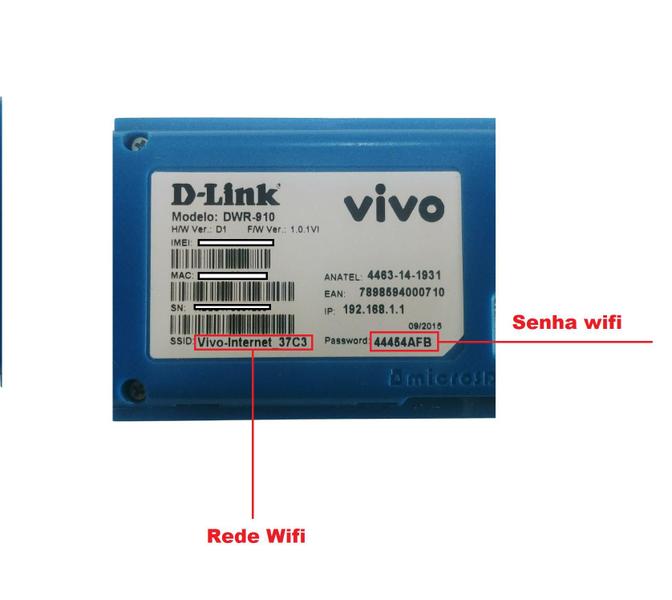 Imagem de Modem Roteador Wifi 4g D-link Dwr-910 + Fonte Usb