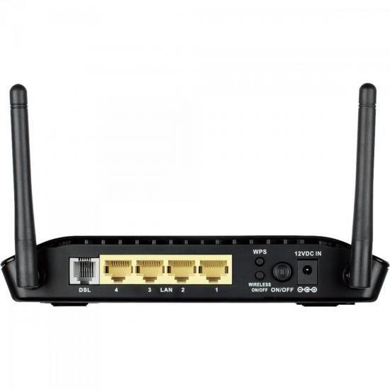 Imagem de Modem Roteador Wireless 300mbps Dsl-2740e D-link Homologação: 25481602799