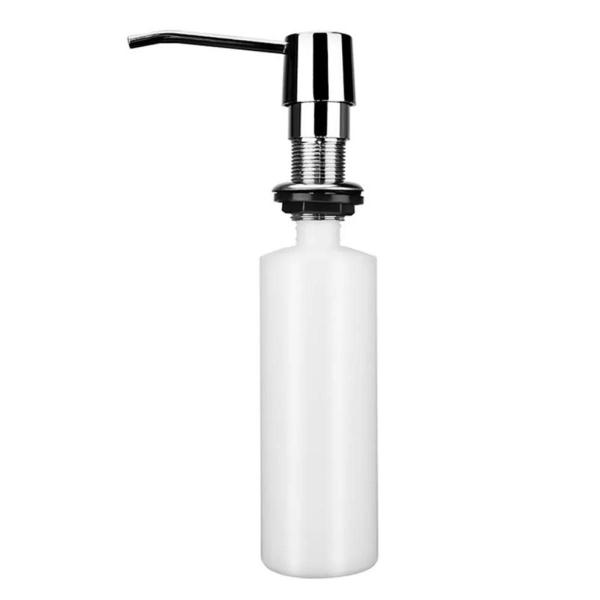 Imagem de Modernize Sua Pia Embutir Dispenser Grande Em Inox 350Ml