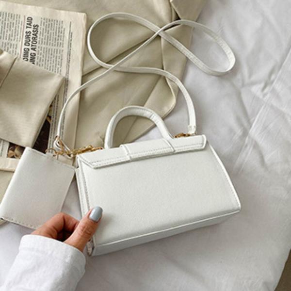 Imagem de Moderno estilo ocidental Doce-colorido Small Square Bag, Simples