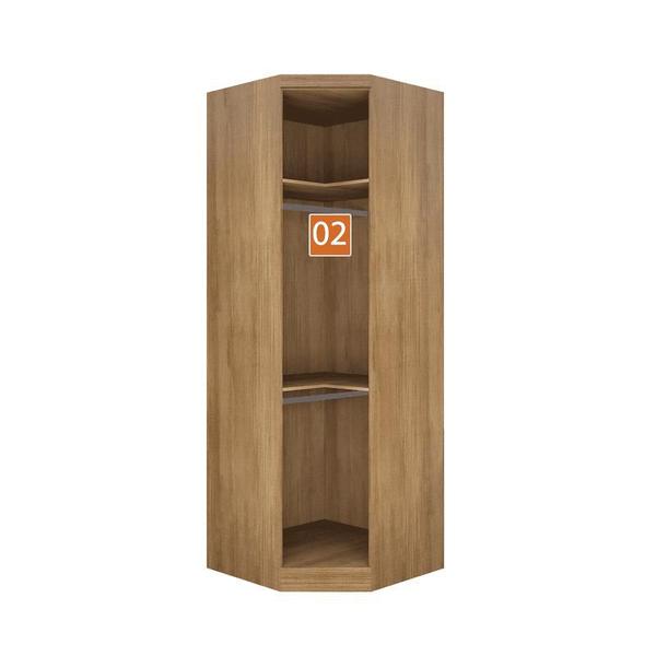 Imagem de Modulado Closet Completo Espelhado 9 Portas 6 Gavetas - Rizon-Cumaru - Móveis Novo Horizonte