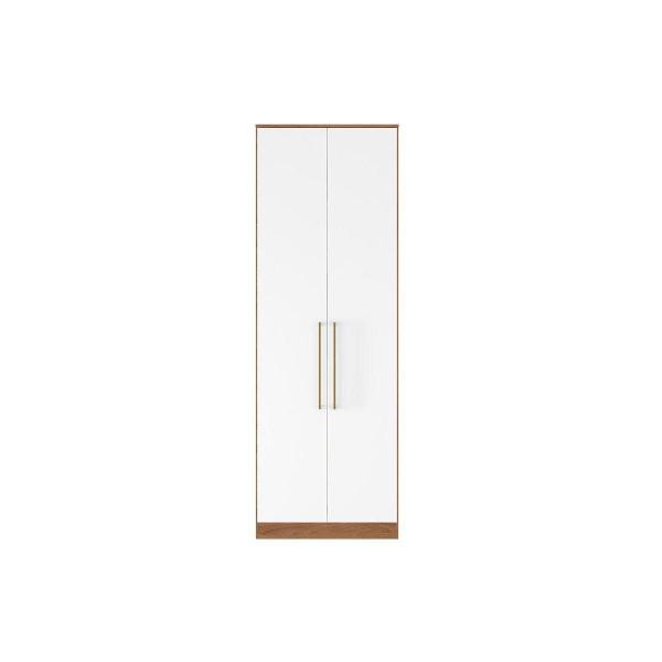 Imagem de Modulado de Quarto Guarda Roupa c/ 2 Portas e 3 Gavetas 71140K Irlanda Amendola/Branco - Demóbile