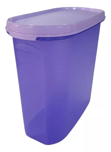 Imagem de Modular Oval Tupperware Dispense Tampa Rosa 1,7 Litros