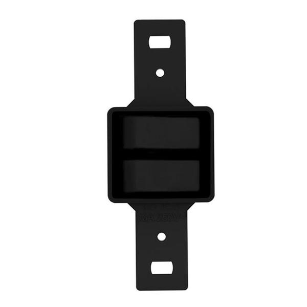Módulo 2 Interruptor Paralelo Embutir Condulete Preto Pezzi Imagem de Módulo 2 Interruptor Paralelo Embutir Condulete Preto Pezzi