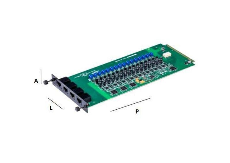 Imagem de Modulo 8 troncos analogico pabx unniti - intelbras