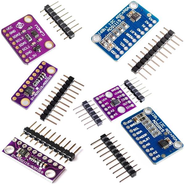 Imagem de Módulo ADC I2C de 16 Bits - ADS1115, ADS1015, ADS1118 e PCA9306