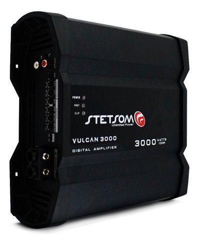 Imagem de Módulo Amplicador Stetsom Vulcan 3000w Rms 1 Canal 1 Ohms