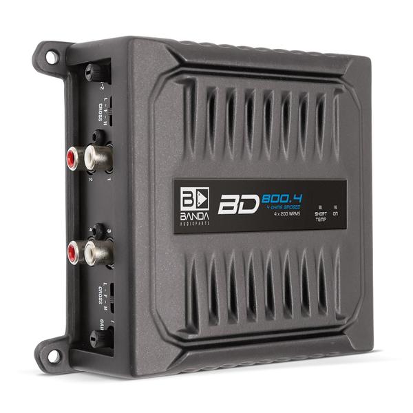 Módulo Amplificador Banda Bd800.4 800w 4 canais 2 Ohms 800x4 BD