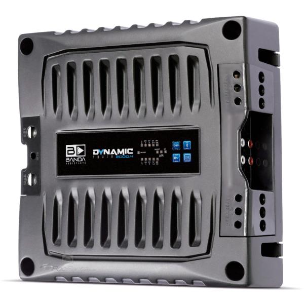 Imagem de Módulo Amplificador Banda Dynamic Power Line 2000.4 2000W Rms 2 Ohms 4 Canais com Processador Blueto