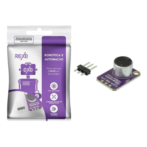 Imagem de Módulo Amplificador De Microfone MAX4466 2.4V - 5.5V - RoXo