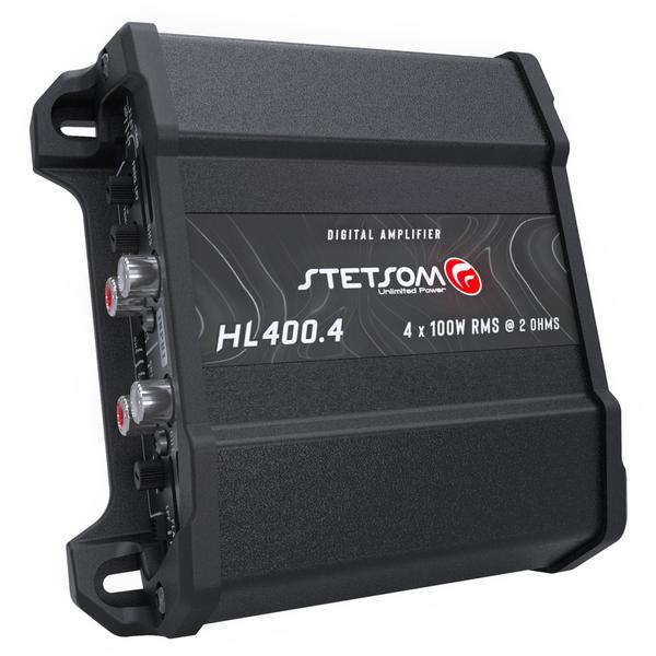 Imagem de Módulo Amplificador Digital Stetsom HL400.4 400W RMS 4 Canais 2 Ohms